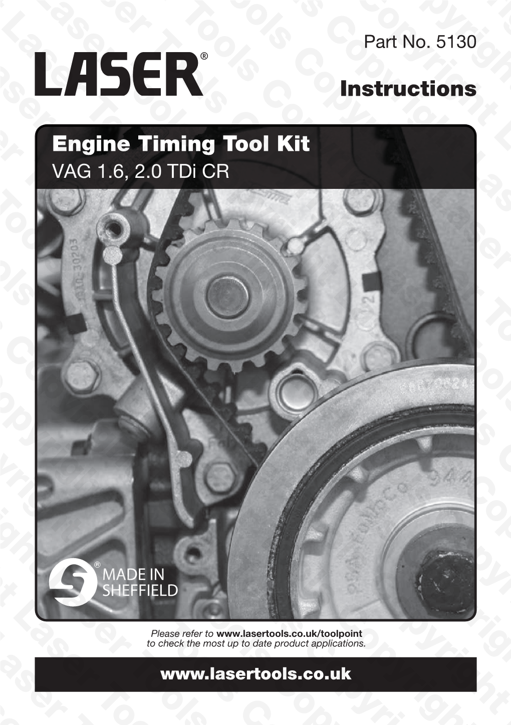 Engine Timing Tool Kit Instructions