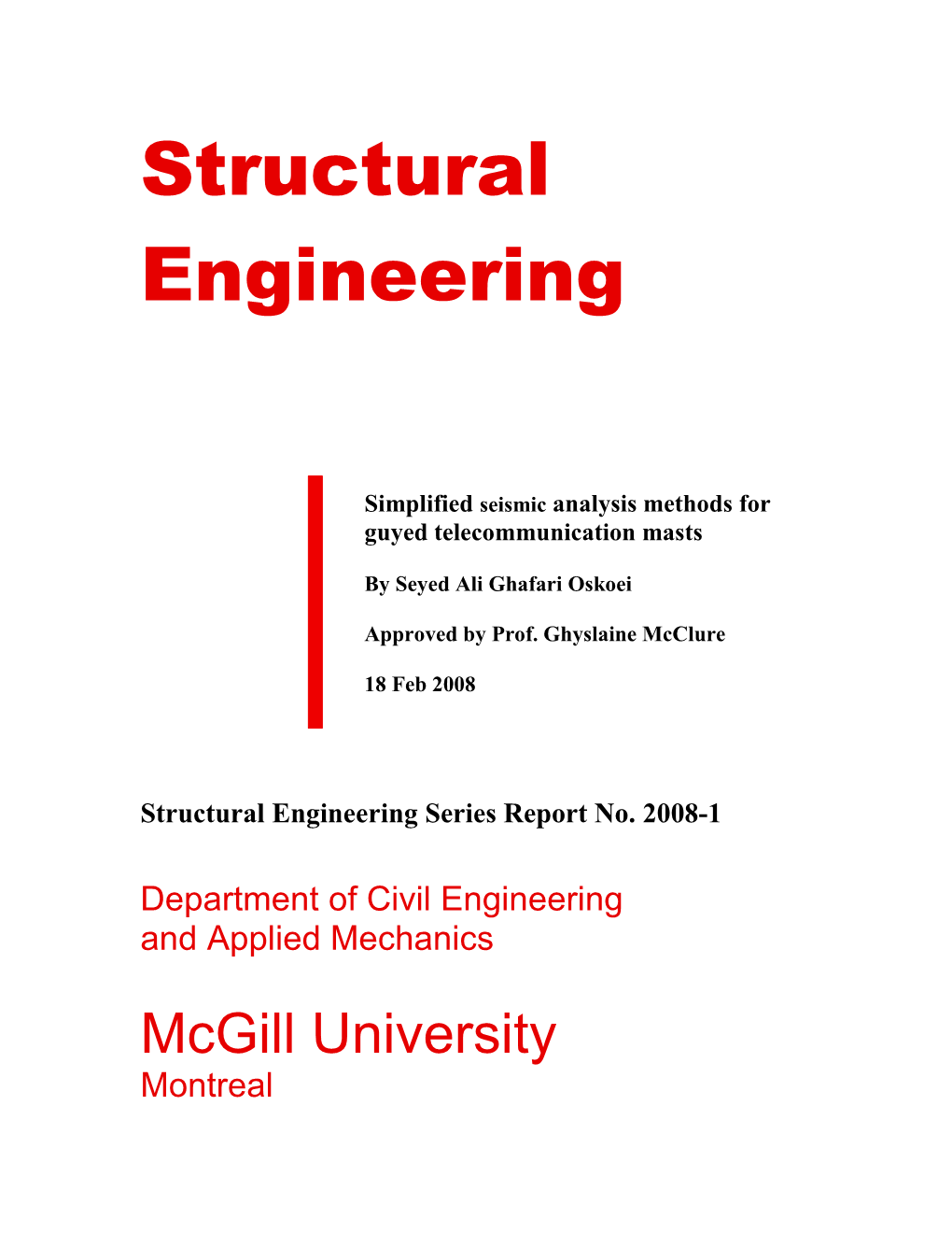 Structural Engineering