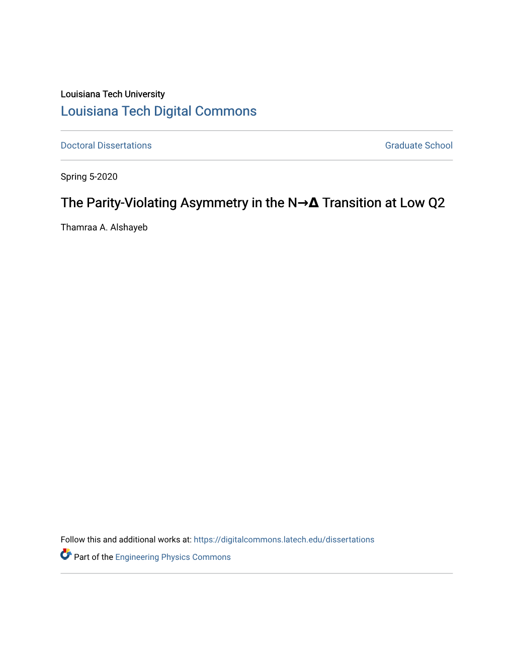 The Parity-Violating Asymmetry in the N→Δ Transition at Low Q2