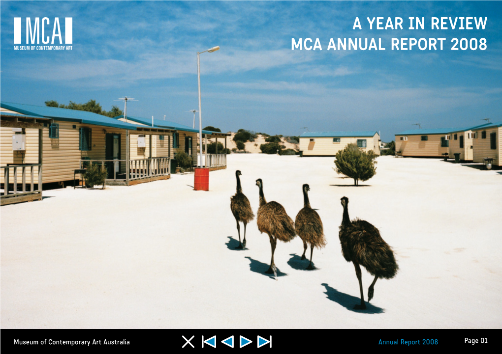 MCA Annual Report 2008 Download