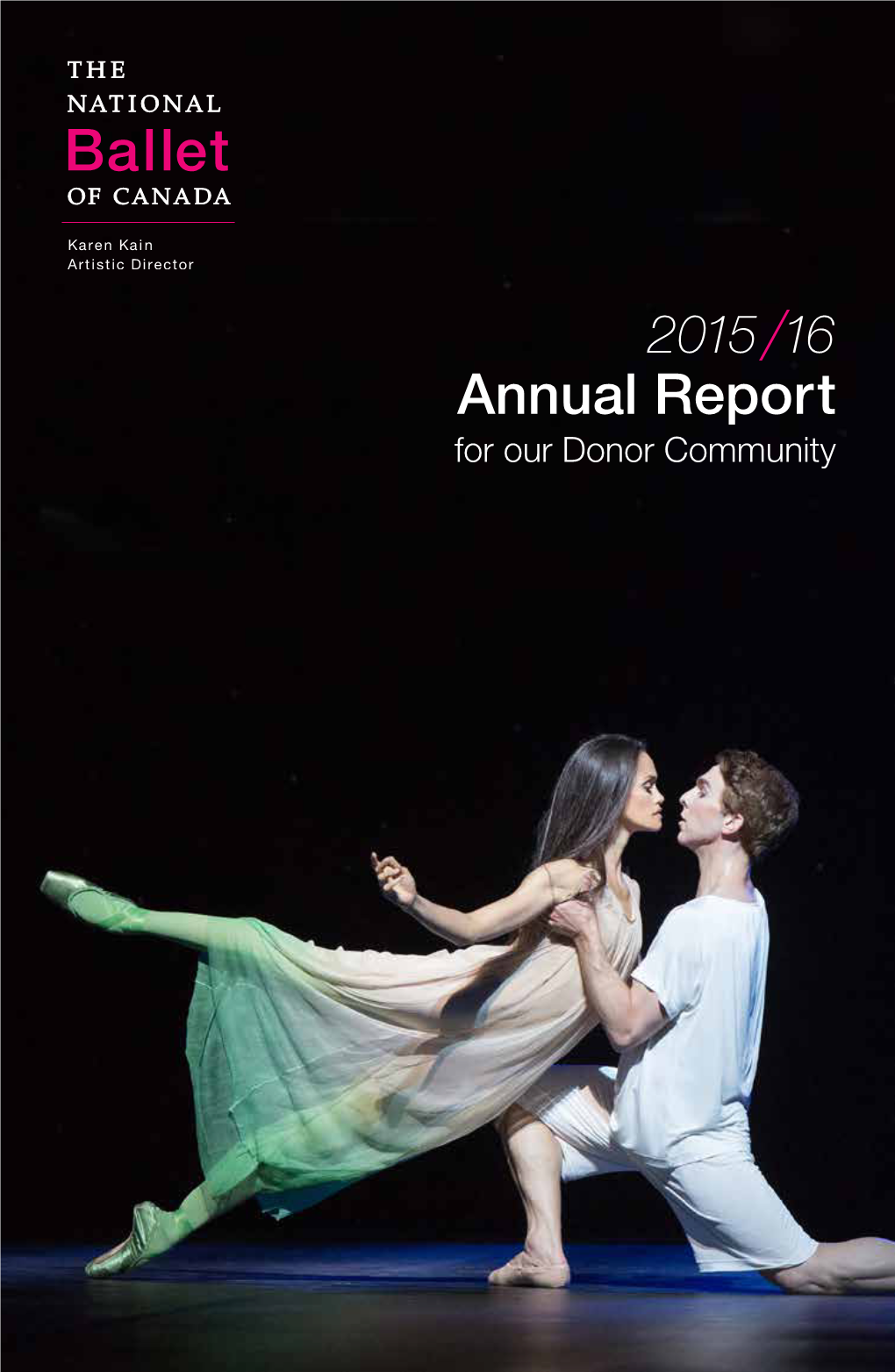 Annual Report for Our Donor Community Contents