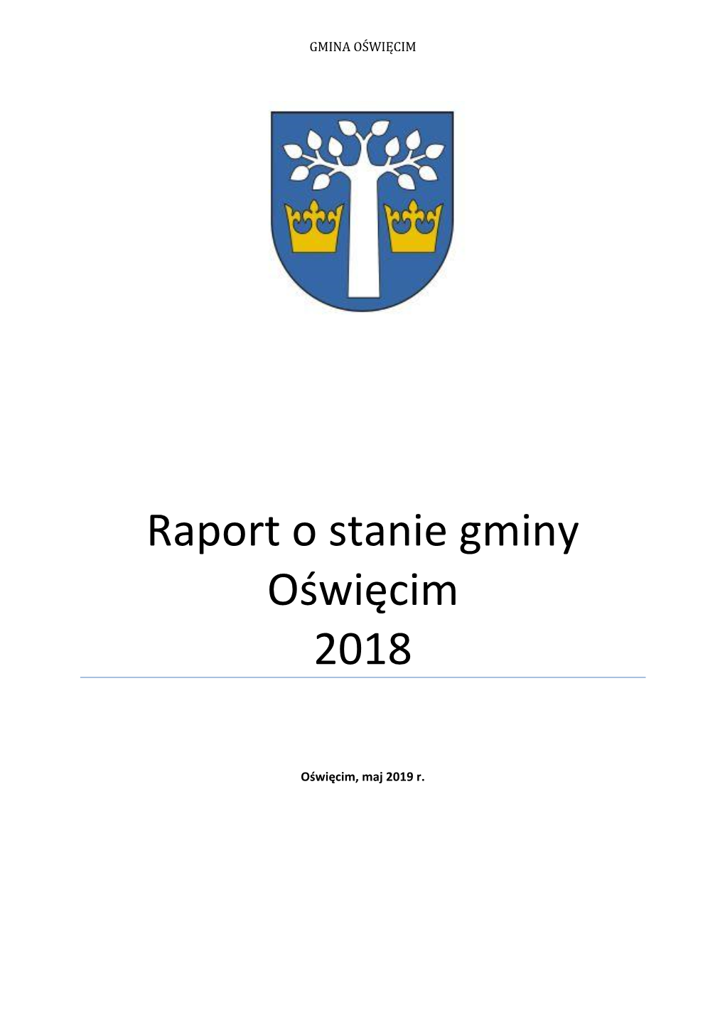 Raport O Stanie Gminy Oświęcim 2018