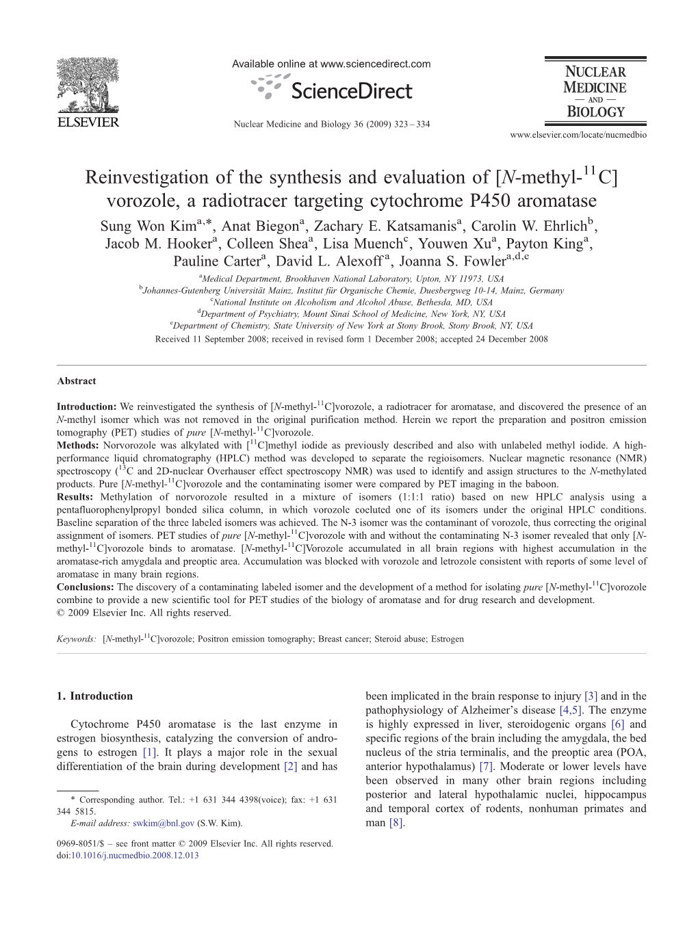 Reinvestigation of the Synthesis and Evaluation Of