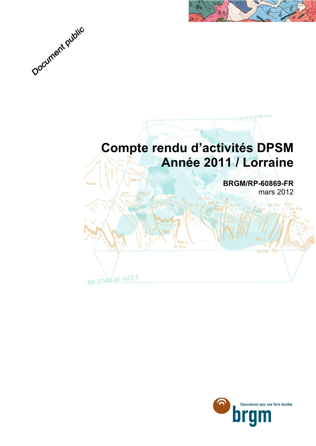 Compte Rendu D'activités DPSM Année 2011 / Lorraine
