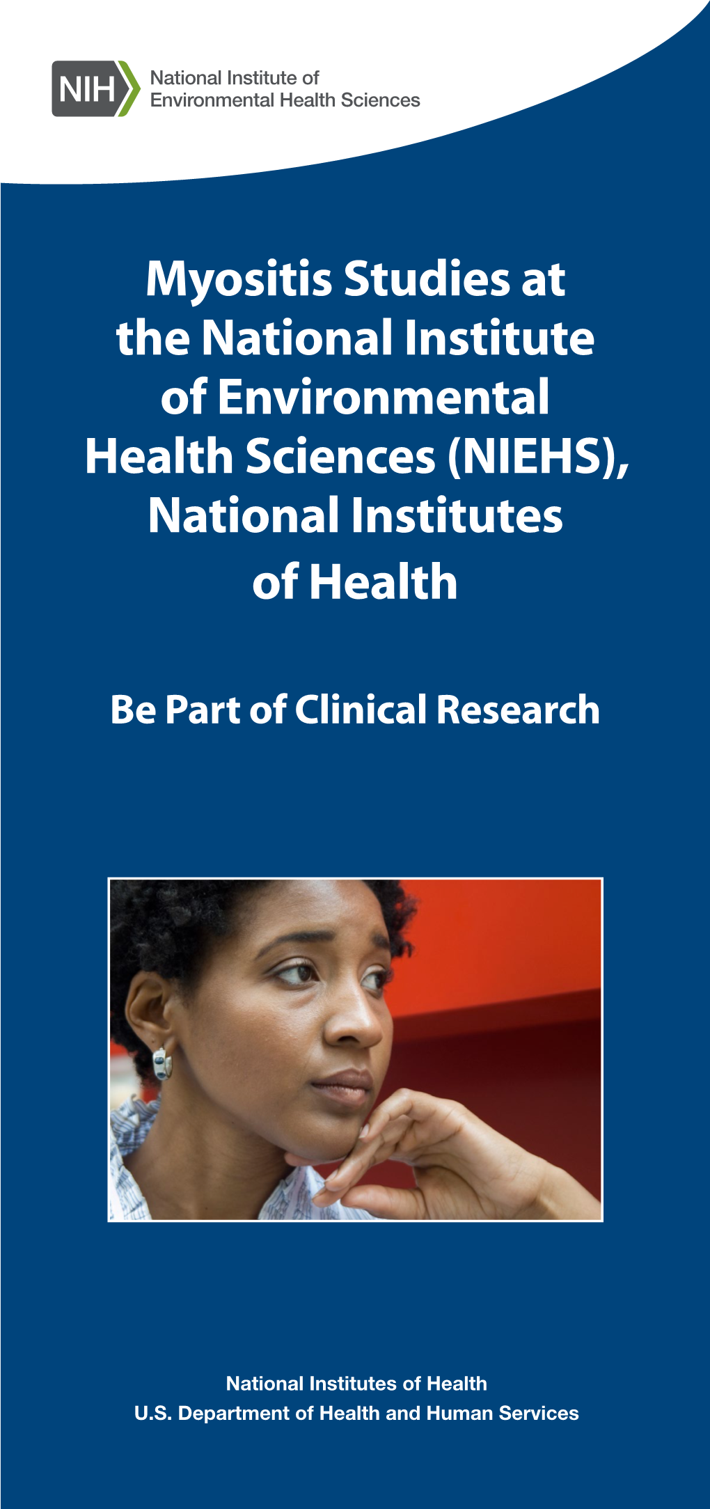 Myositis Studies at the National Institute of Environmental Health Sciences (NIEHS), National Institutes of Health