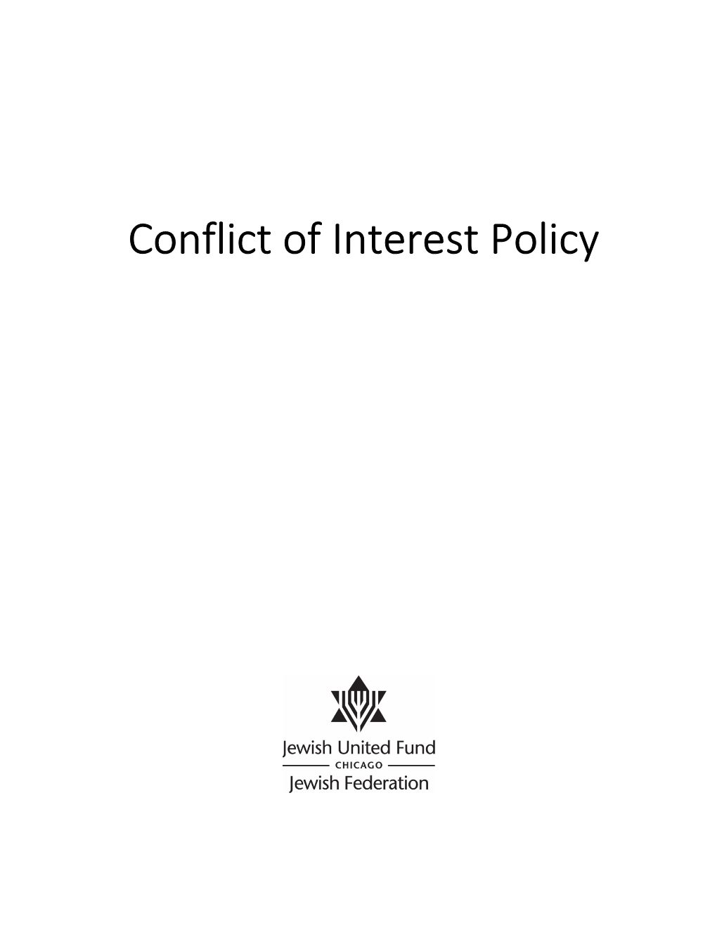 Conflict of Interest Policy