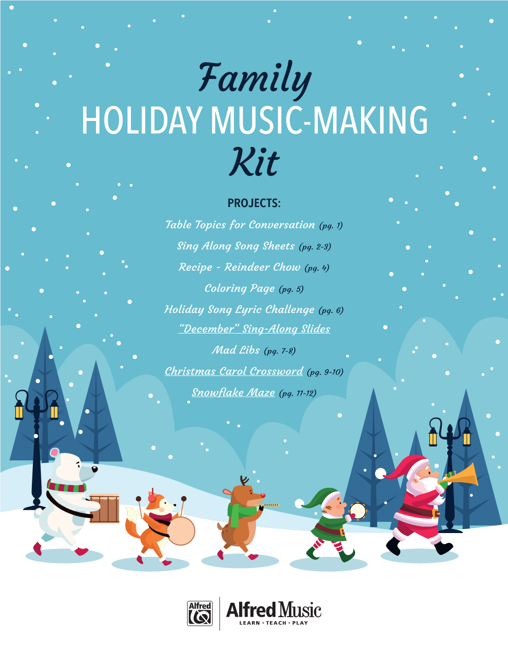 Family HOLIDAY MUSIC-MAKING Kit