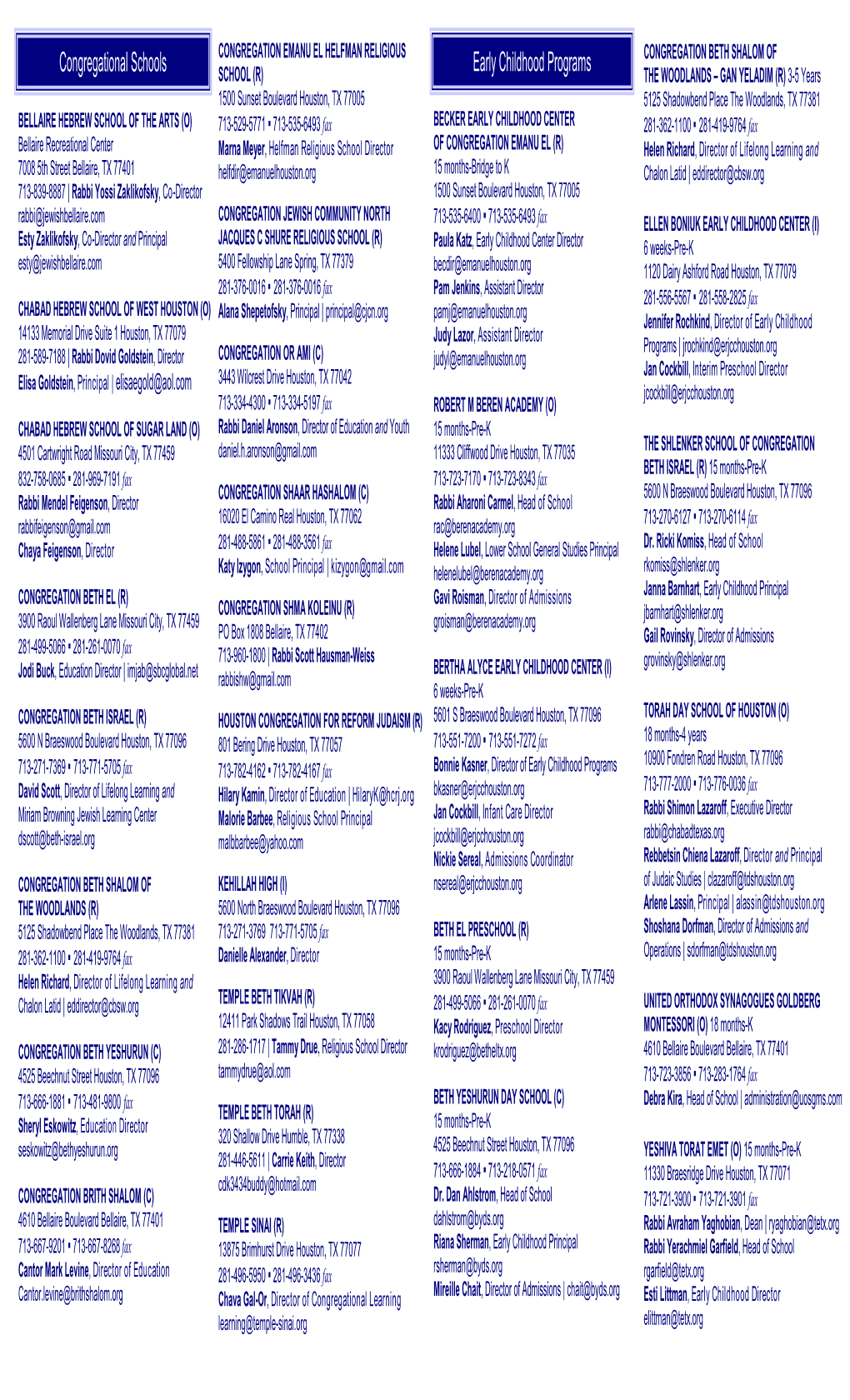 2015-16 Jewish School Directory.Pub