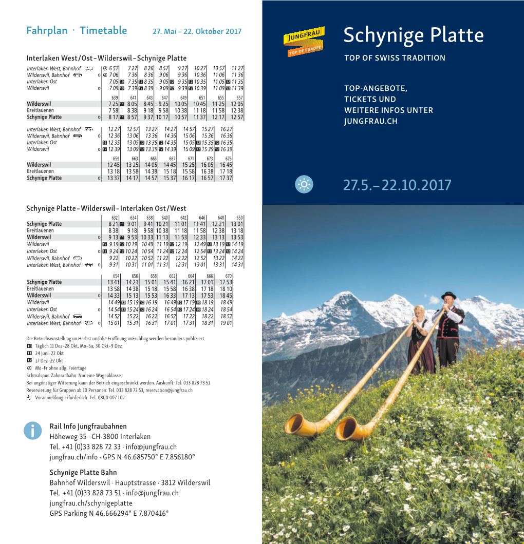 Schynige Platte