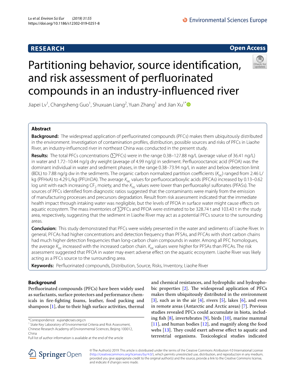 Partitioning Behavior, Source Identification, and Risk Assessment