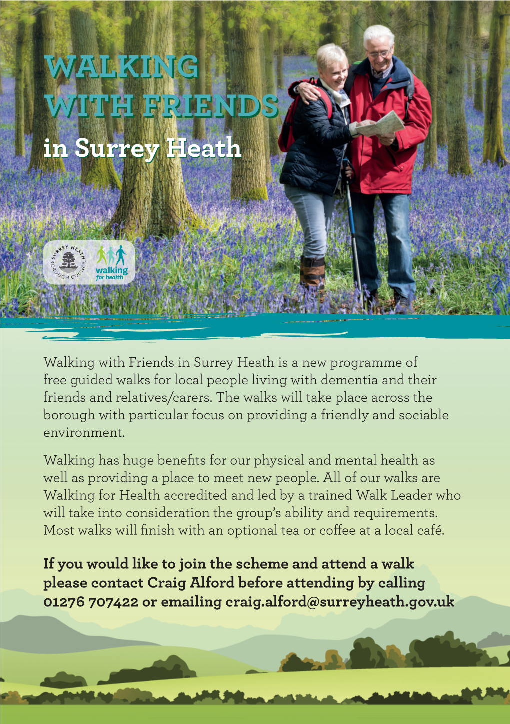 WALKING with FRIENDS in Surrey Heath