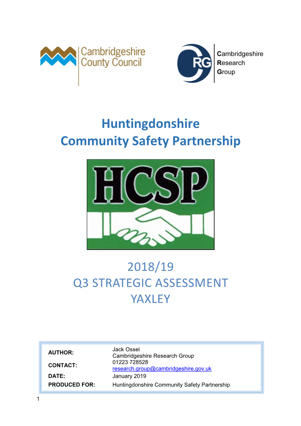 Huntingdonshire Community Safety Partnership