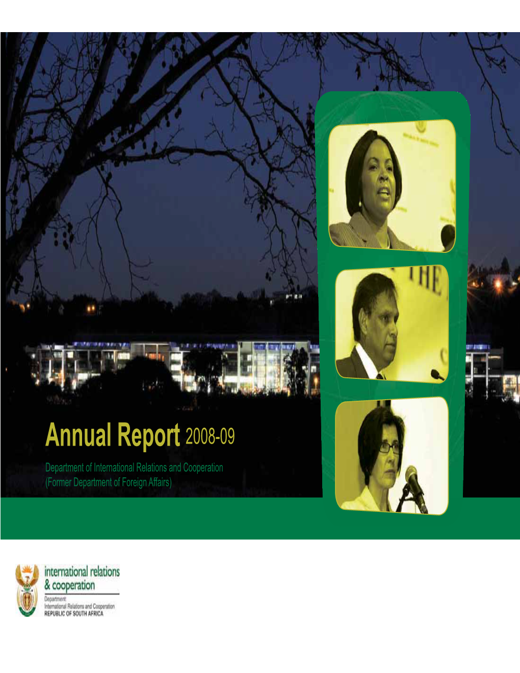 Department of International Relations and Cooperation Annual Report 2008/2009