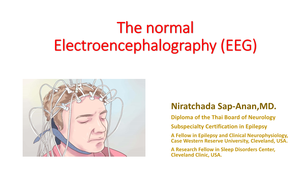The Normal Electroencephalography (EEG)