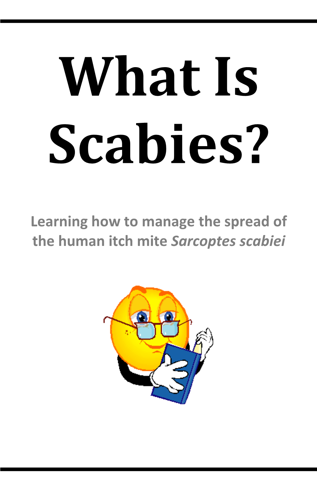 Scabies Pamphlet