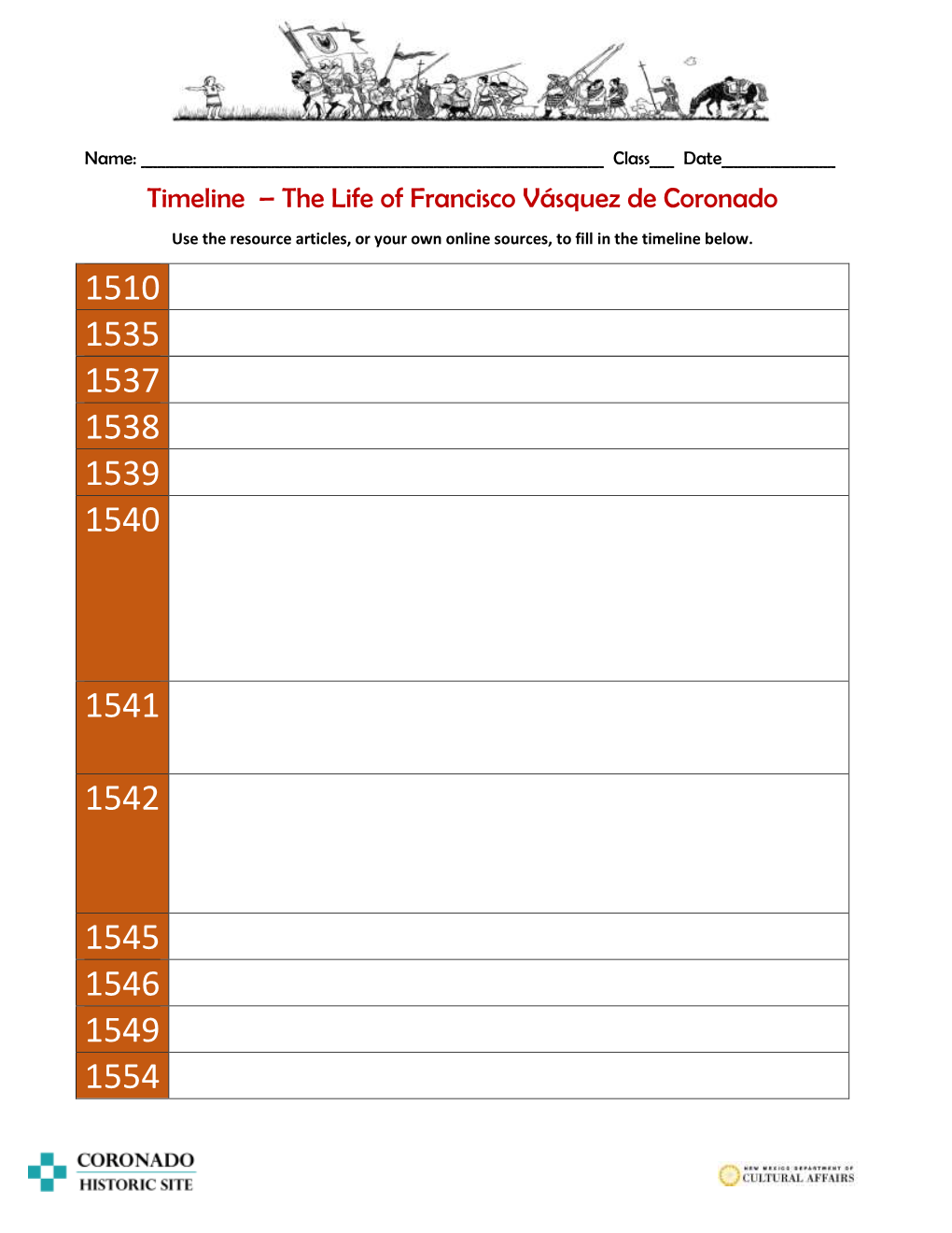 The Life of Francisco Vásquez De Coronado