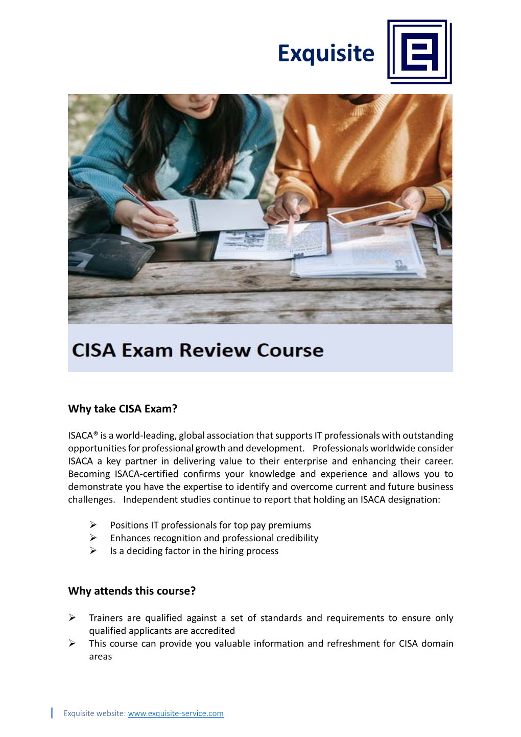 CISA Exam Review Course