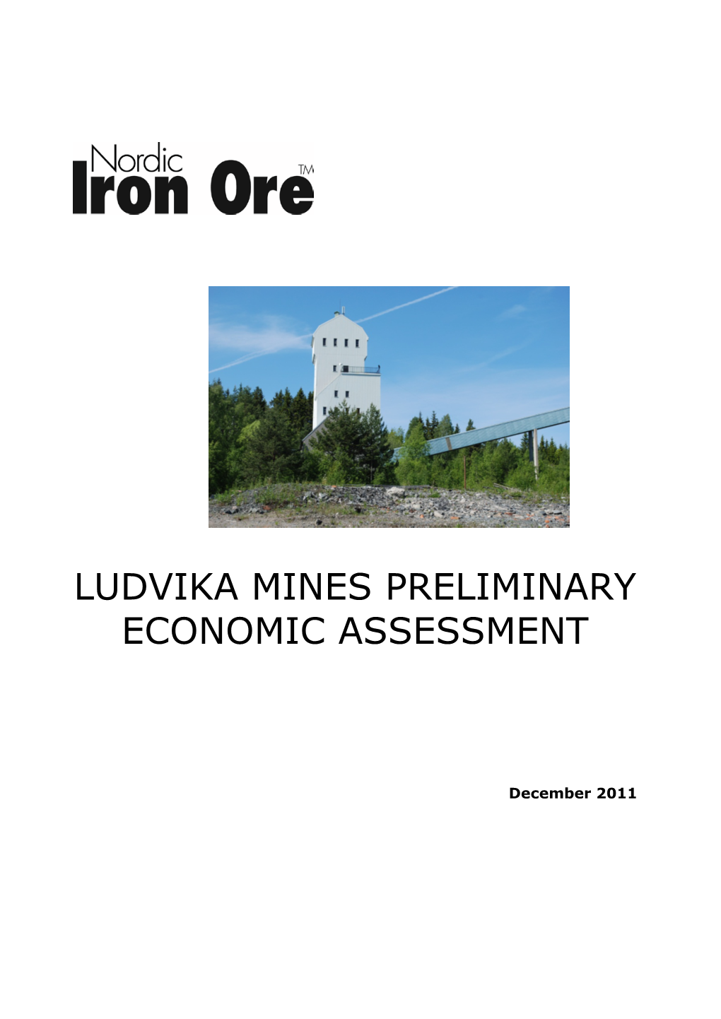 Ludvika Mines Preliminary Economic Assessment