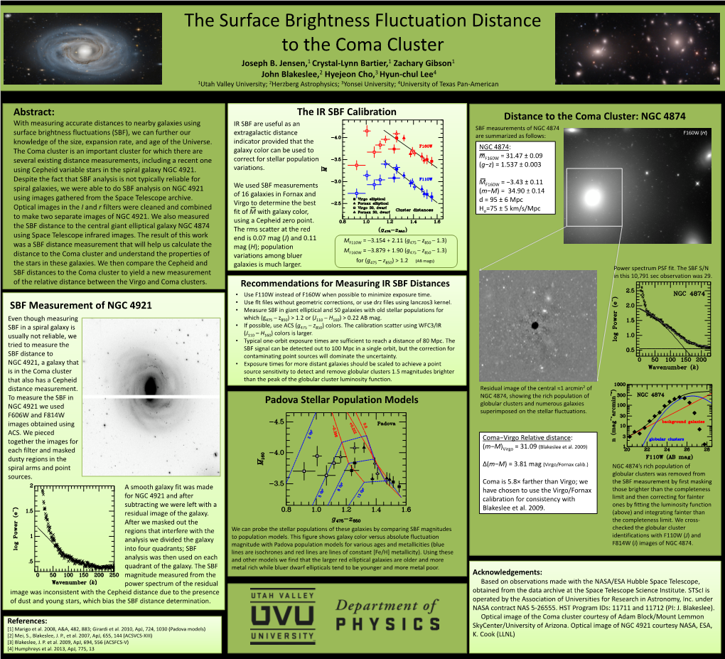 The Surface Brightness Fluctuation Distance to the Coma Cluster Joseph B