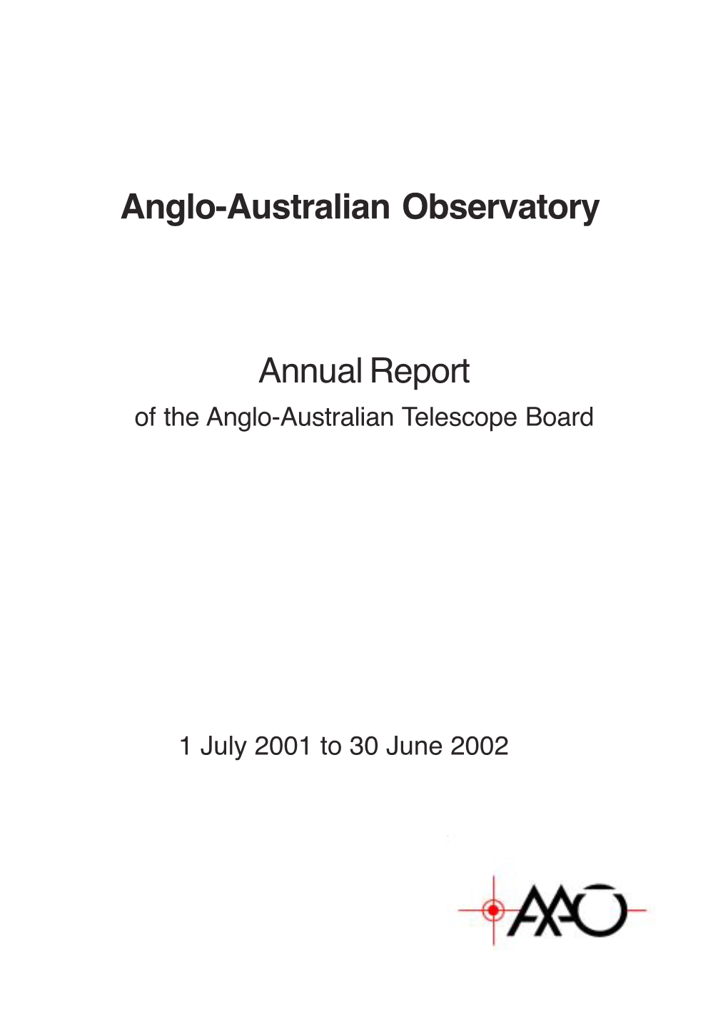 2001-2002 Annual Report