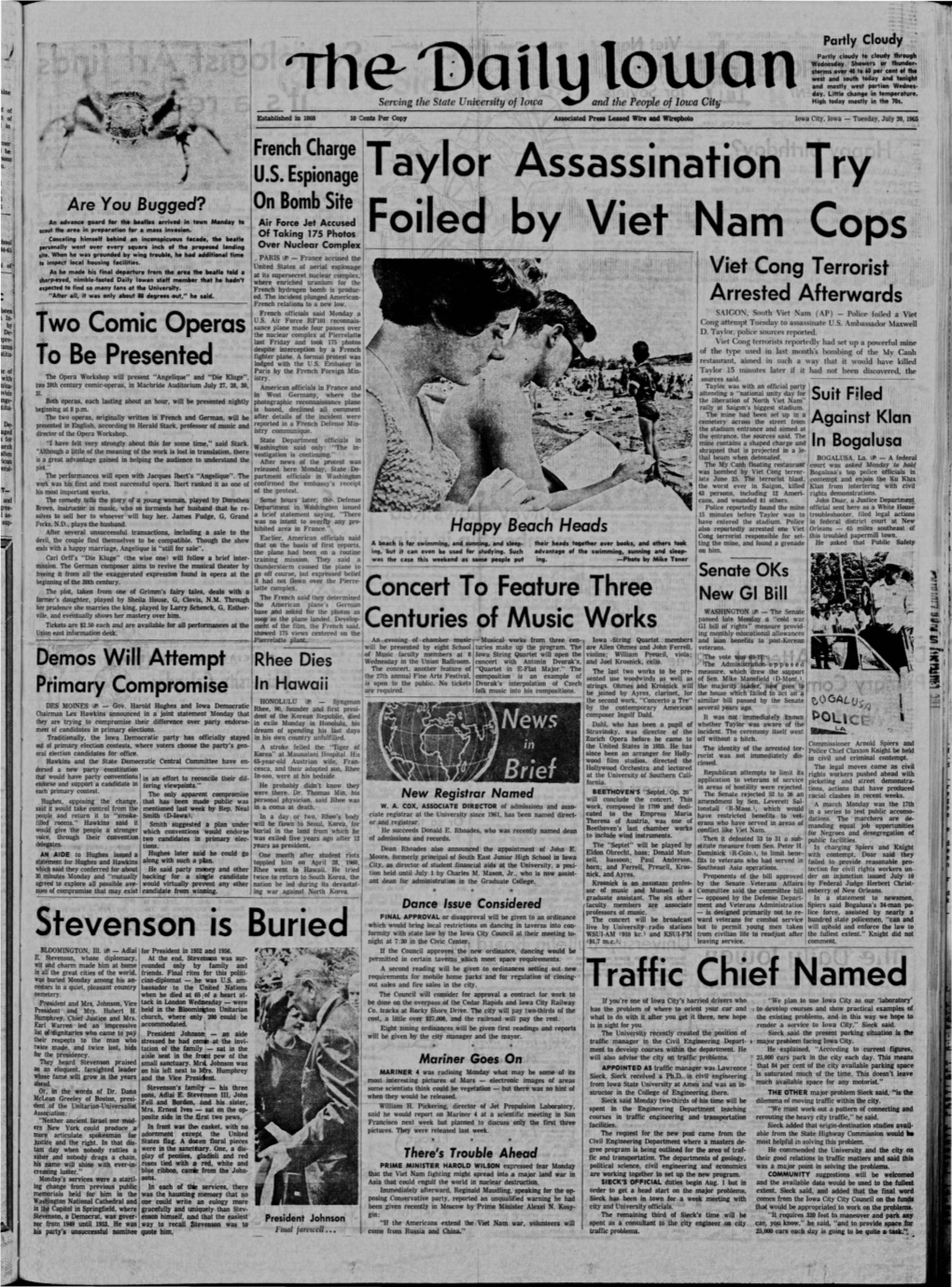 Daily Iowan (Iowa City, Iowa), 1965-07-20