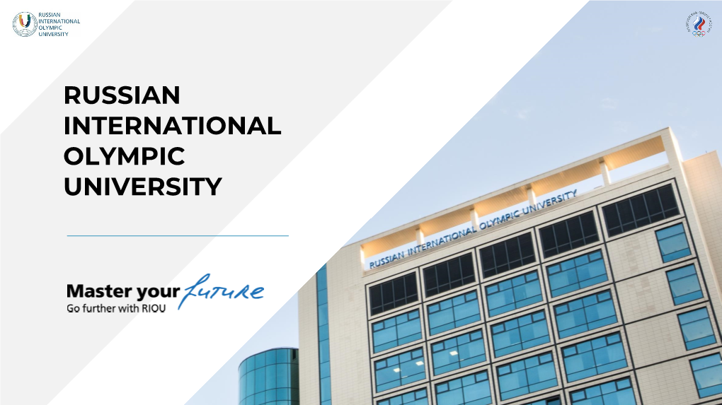 Russian International Olympic University International Rankings