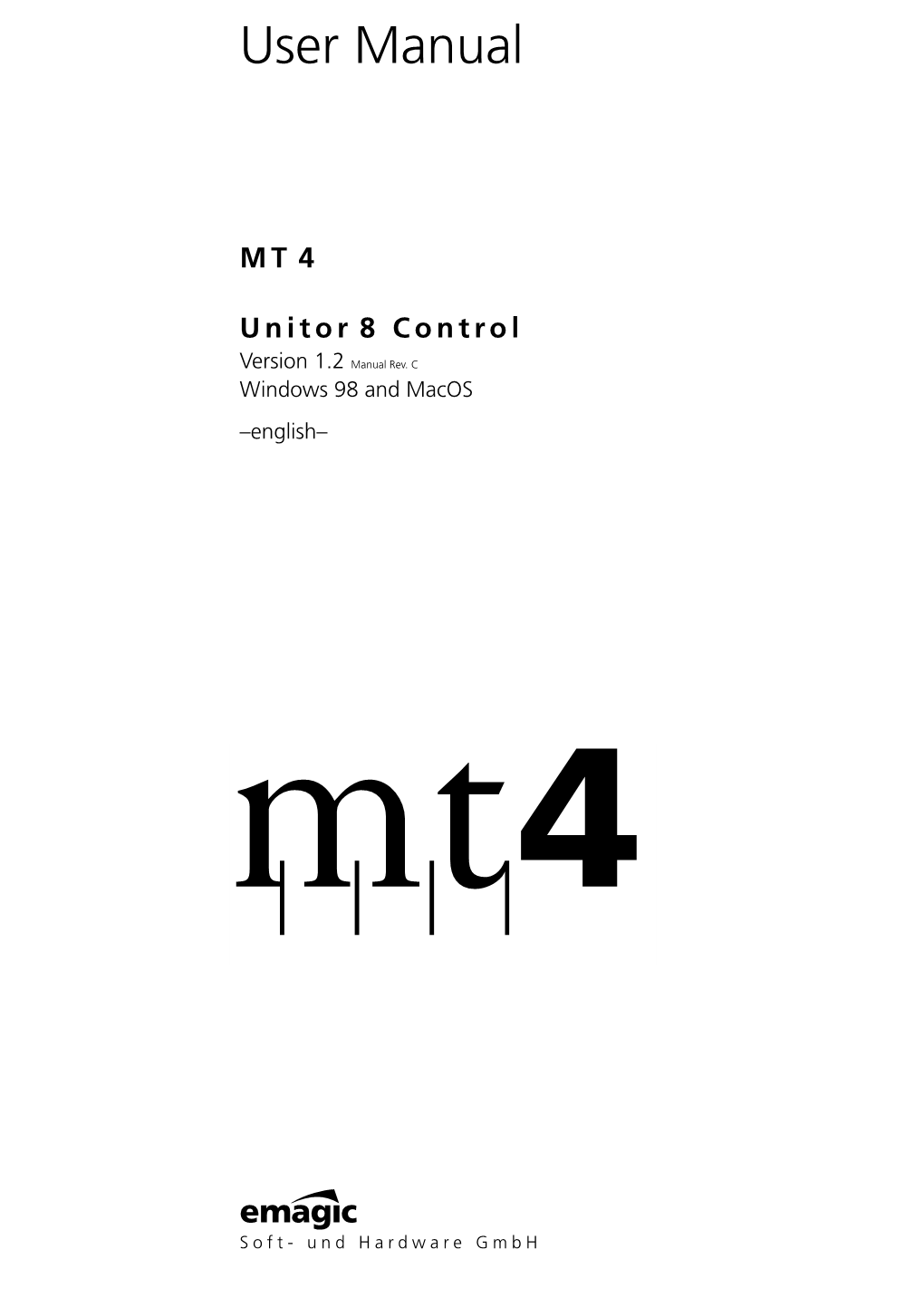 MT4 User Manual