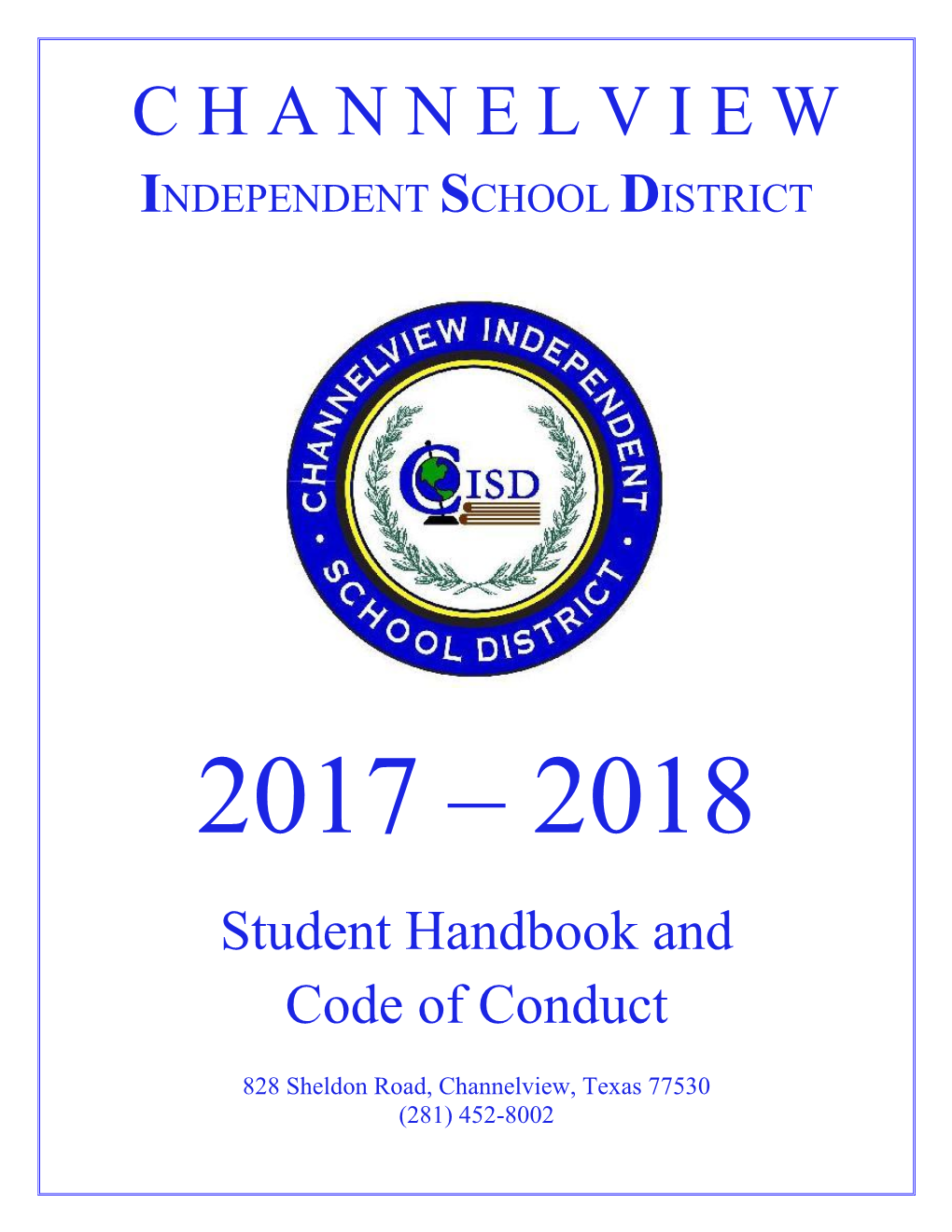 Student Handbook and Code of Conduct