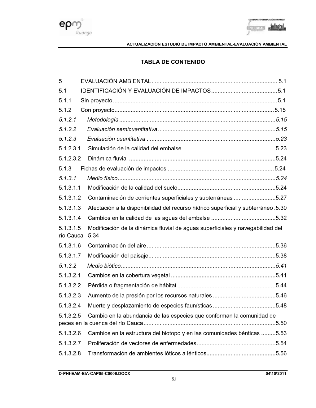 Plantilla Proyecto Ituango