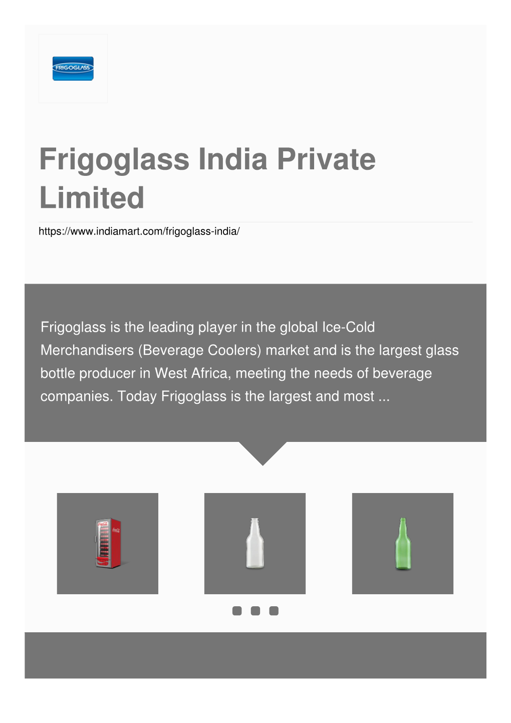 Frigoglass India Private Limited