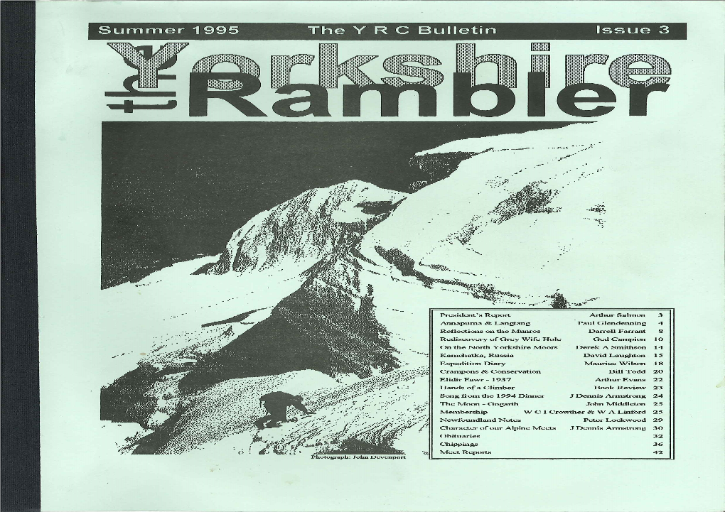 Ser 12 No 3 Yorkshire Ramblers' Club Journal