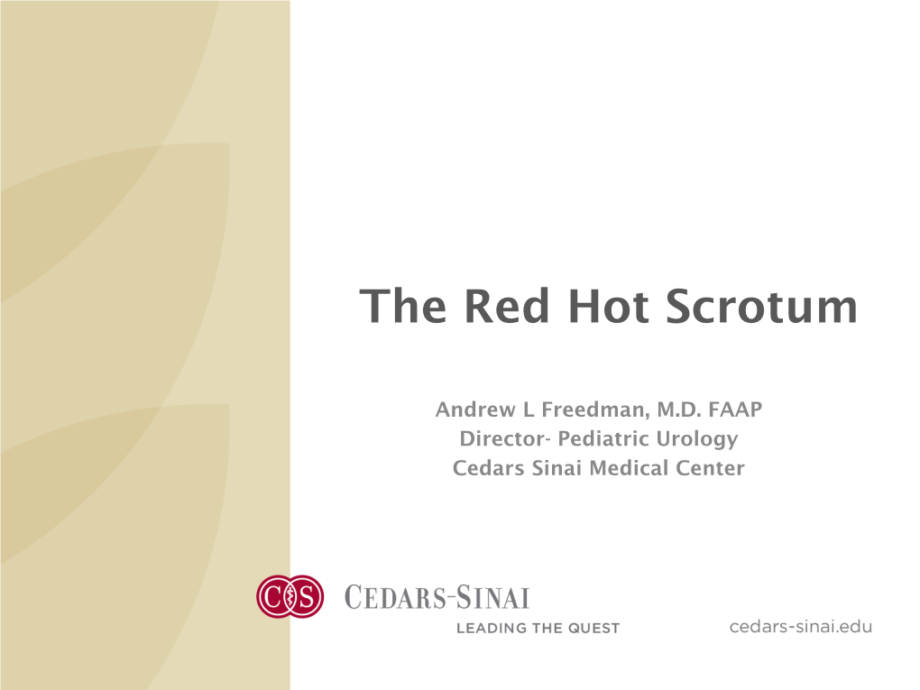 The Red Hot Scrotum