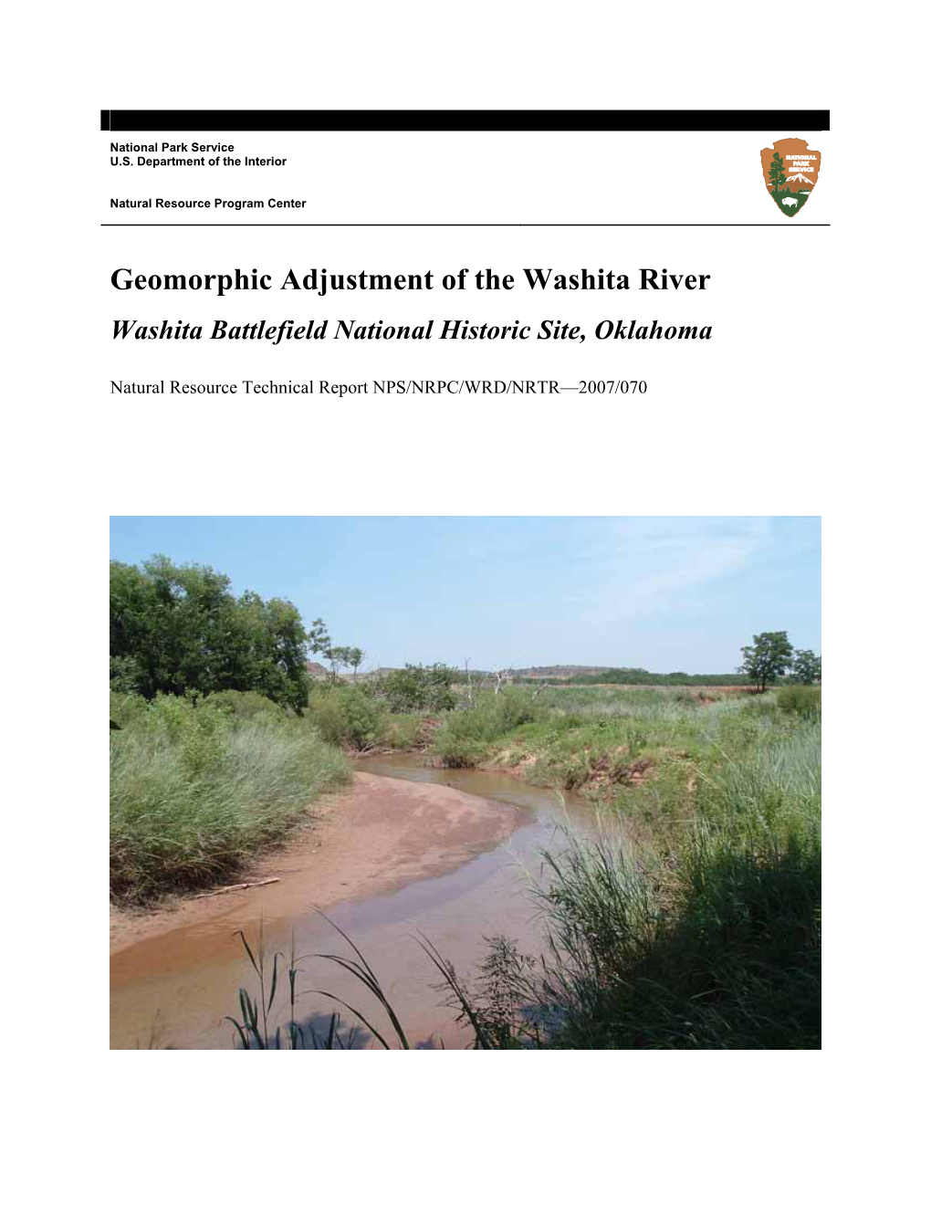 Geomorphic Adjustment of the Washita River