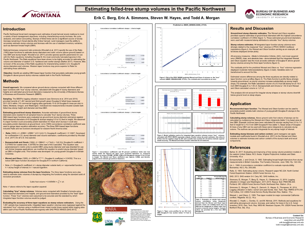 2017 Estimating Felled-Tree Stump Volumes in the Pacific Northwest