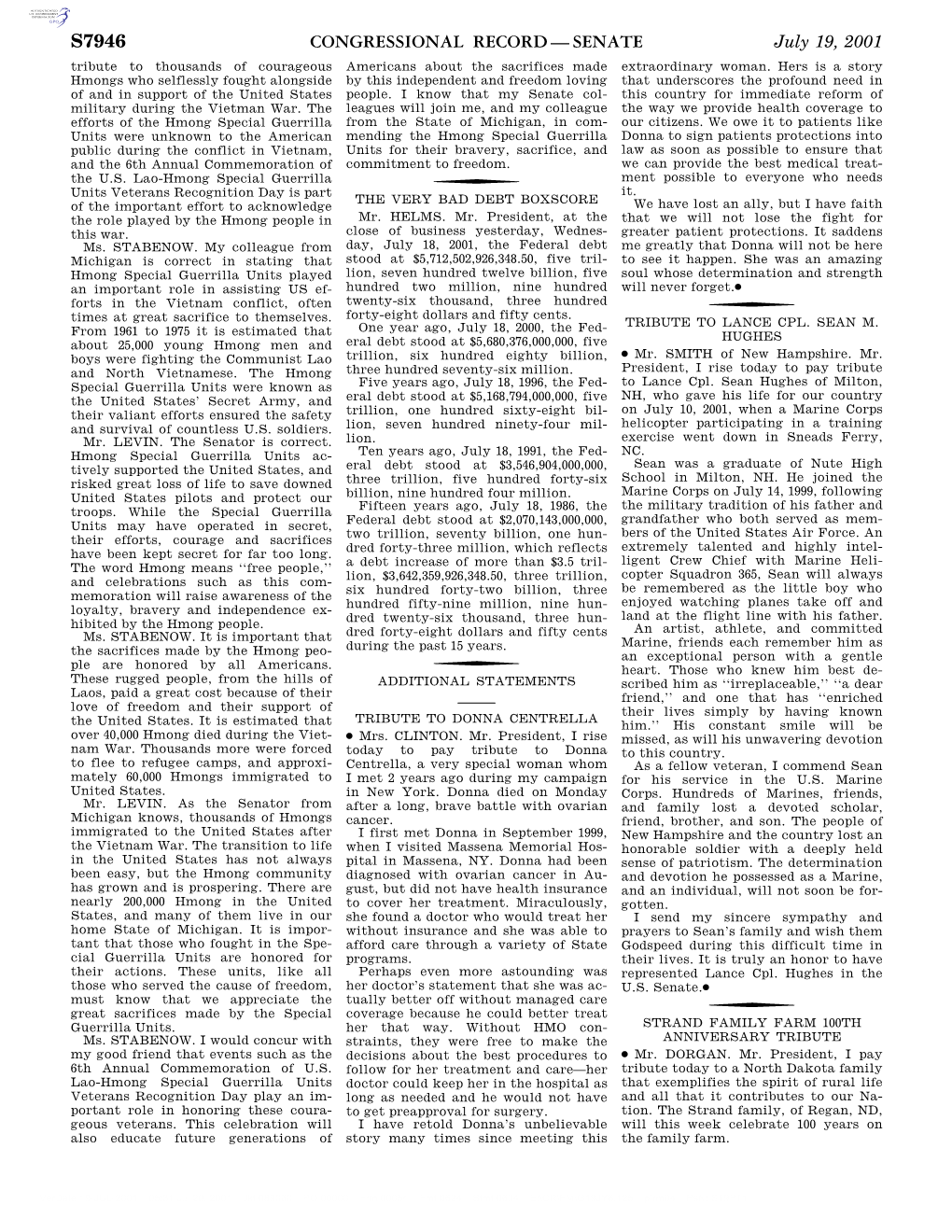 Congressional Record—Senate S7946