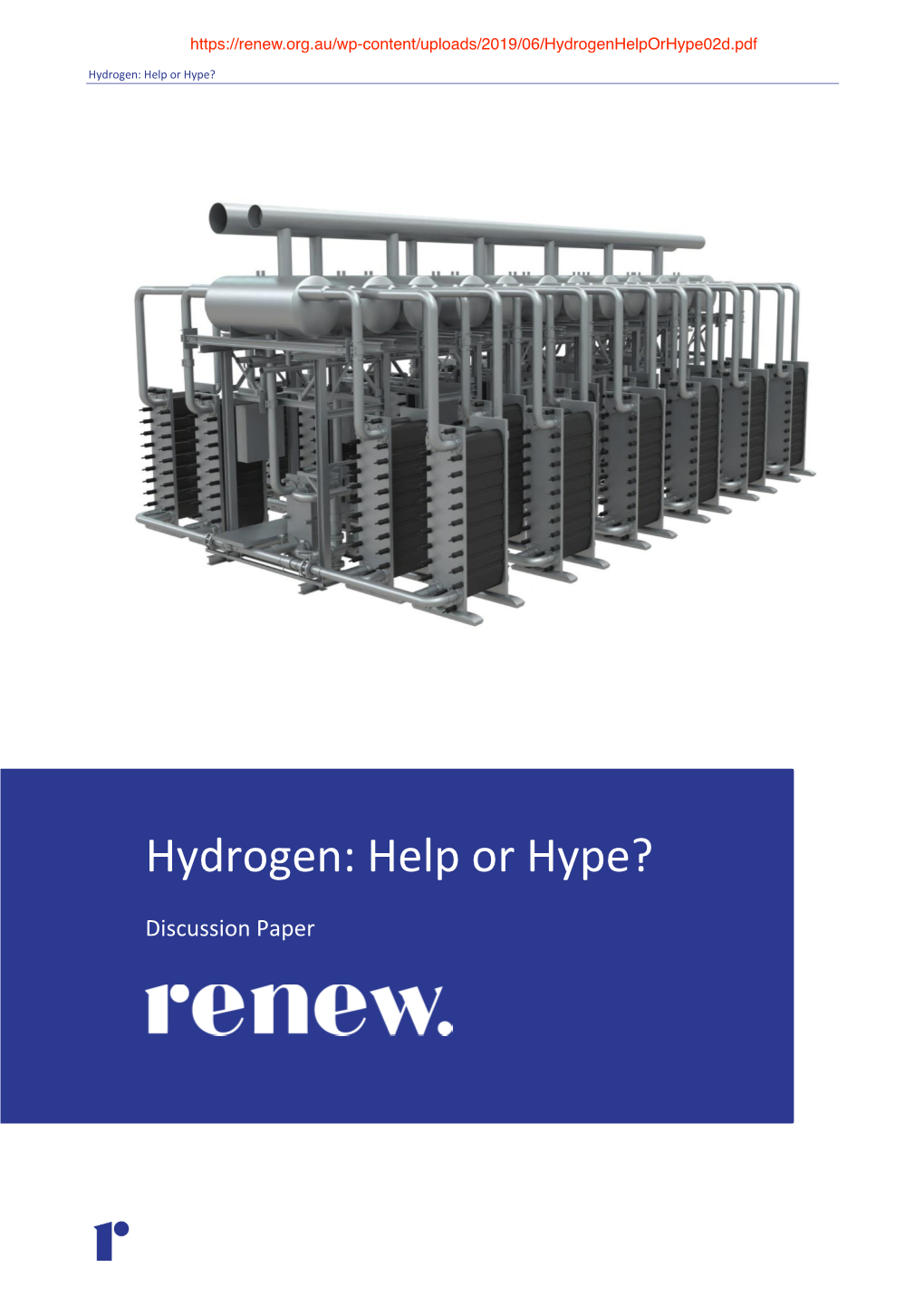 Hydrogen: Help Or Hype?