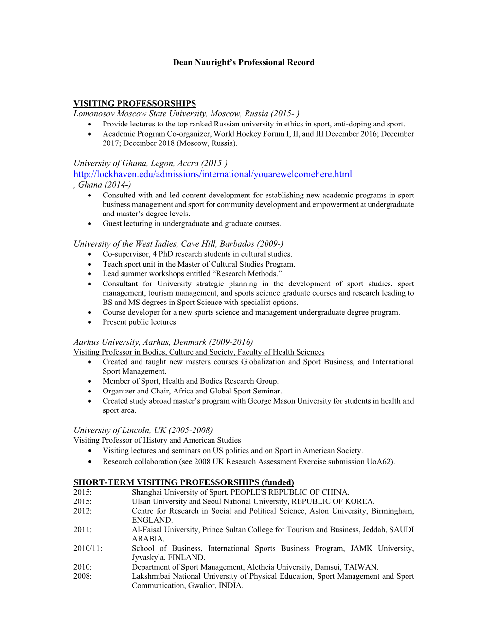 Dean Nauright CV Website.Pdf