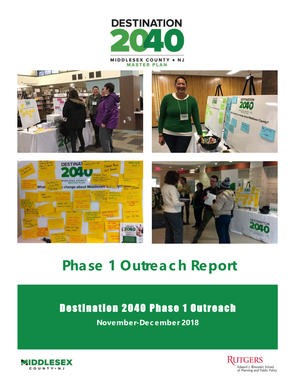 Phase 1 Outreach Report