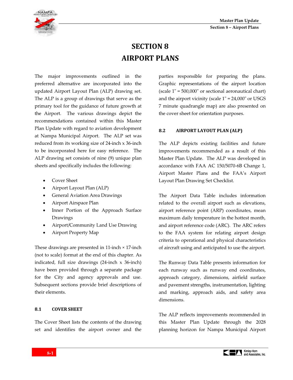 Section 8 Airport Plans