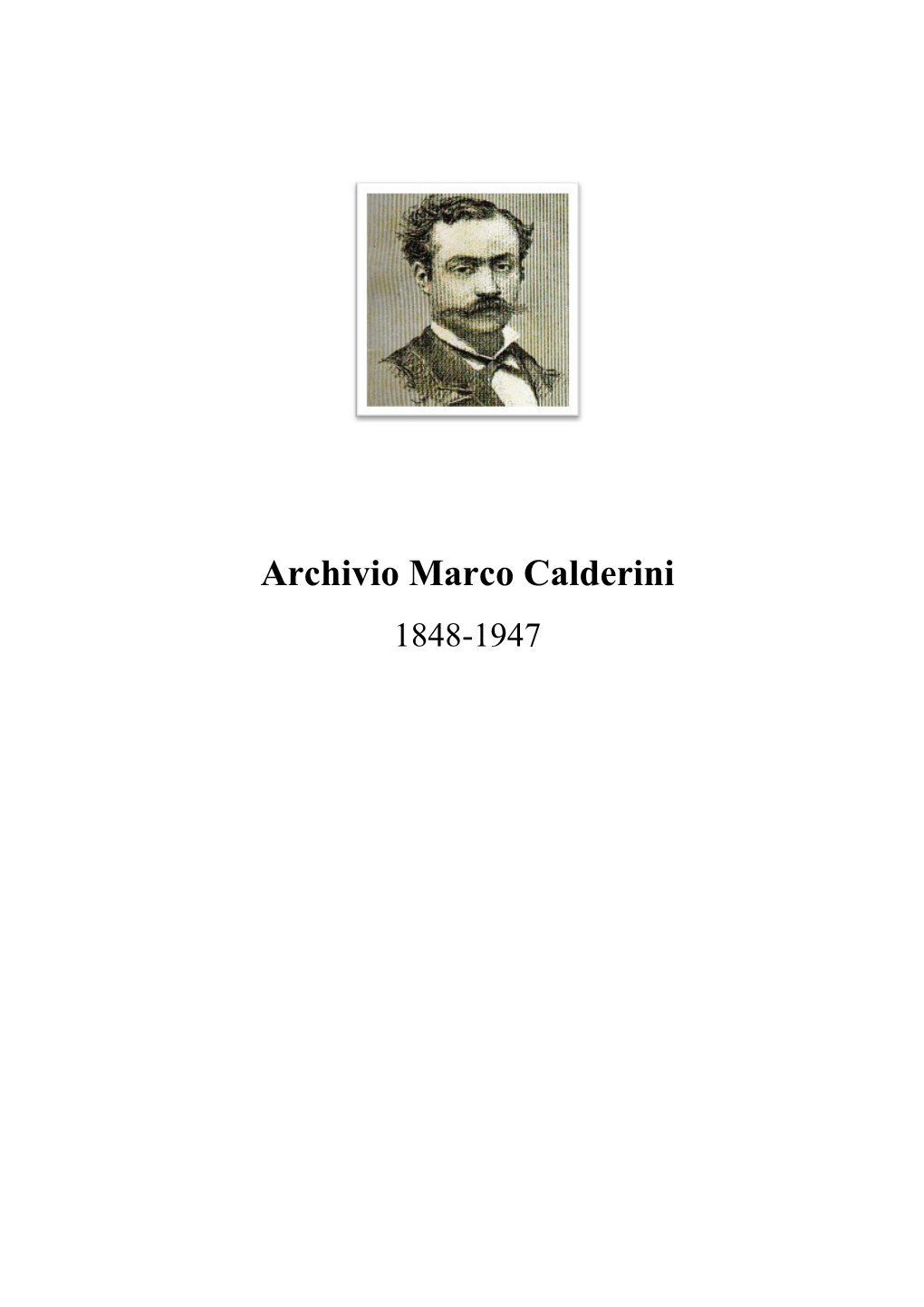 Archivio Marco Calderini