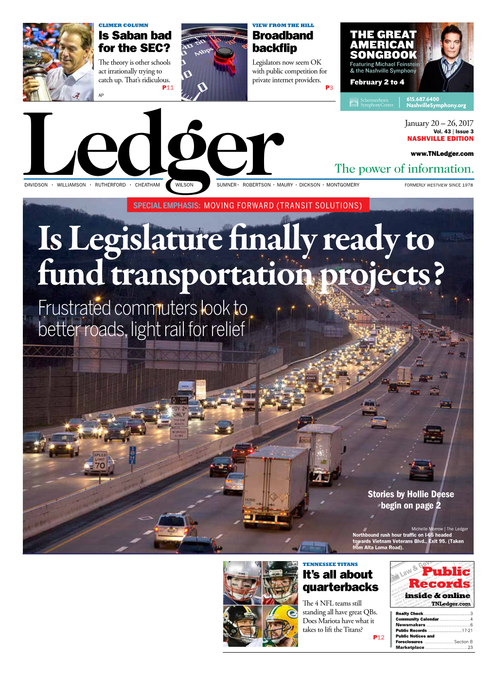 Is Legislature Finally Ready to Fund Transportation Projects? Frustrated Commuters Look to Better Roads, Light Rail for Relief