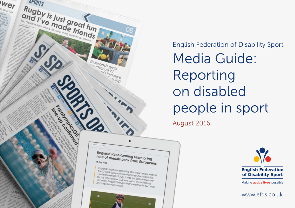 EFDS Sports Journalists Media Guide