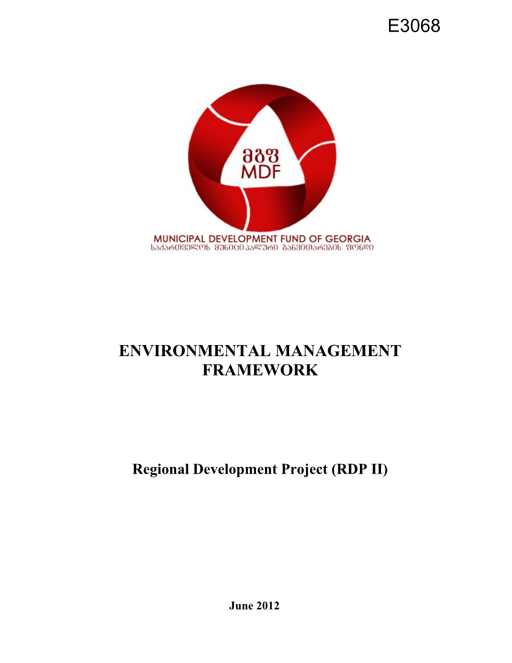 Regional Development Project (RDP II)