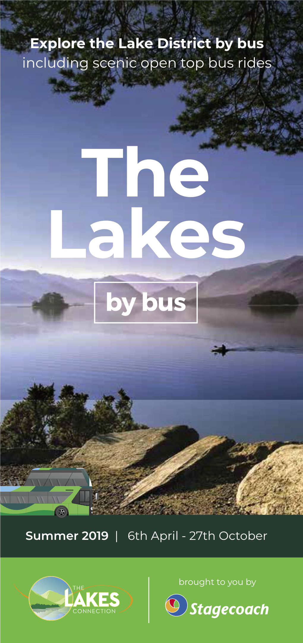 The Lakes by Bus Boat Transport Train Station This Handy Map Shows All Our Bus Routes Plus Our Four Ticket Zones