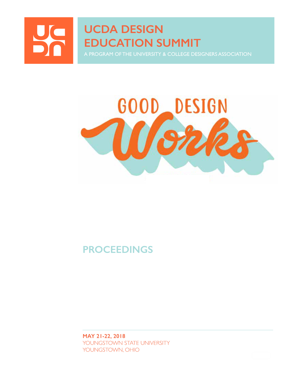 Ucda Design Education Summit a Program of the University & College Designers Association
