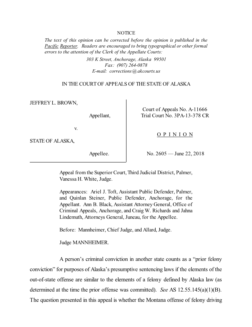 Alaska Court of Appeals Opinion No Ap-2605