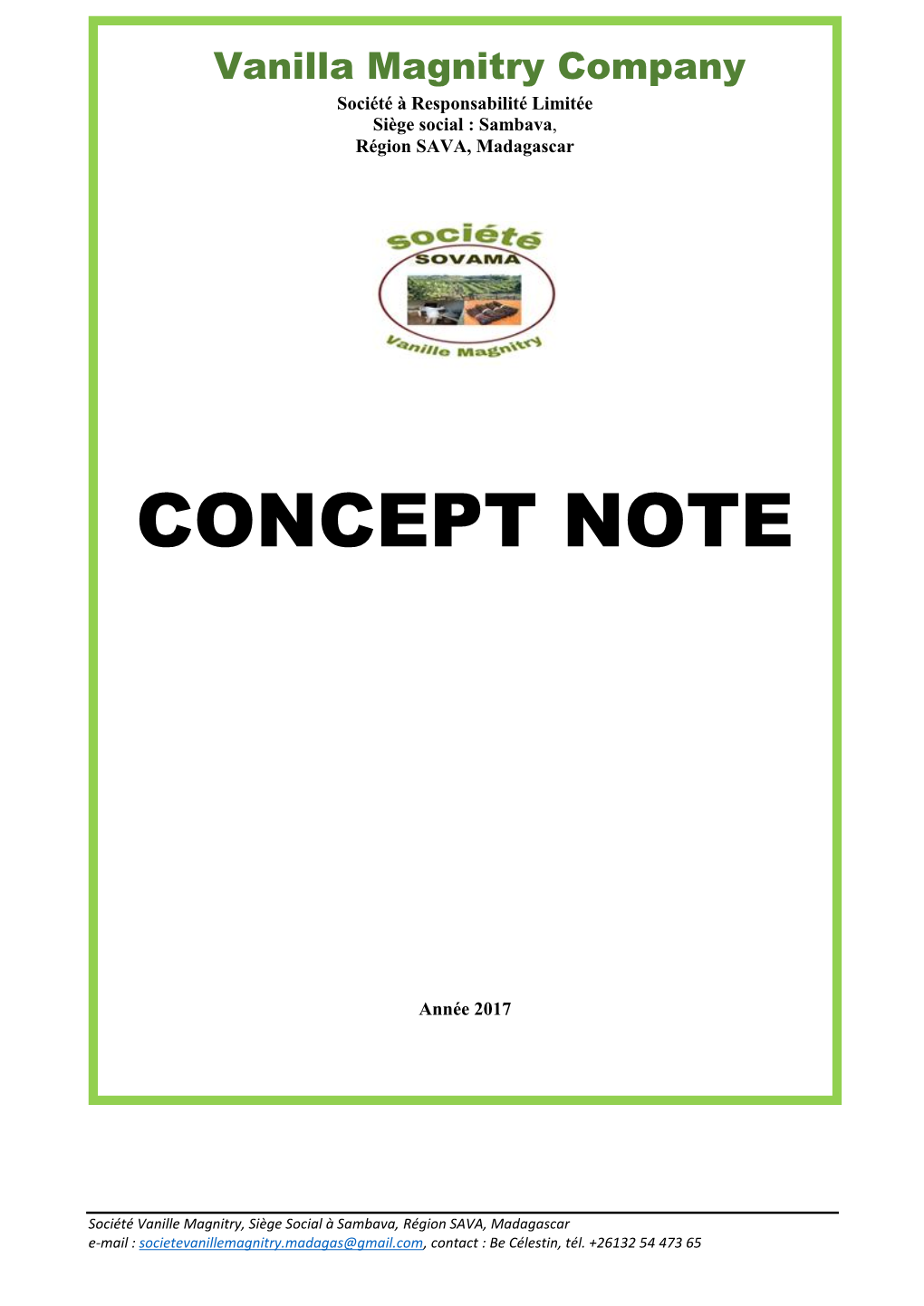Concept Note