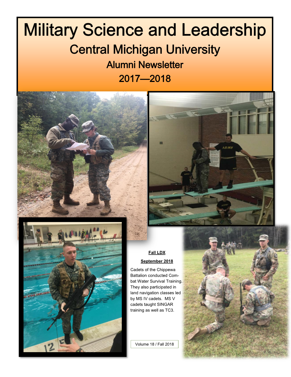 Fall 2018 ROTC Alumni Newsletter