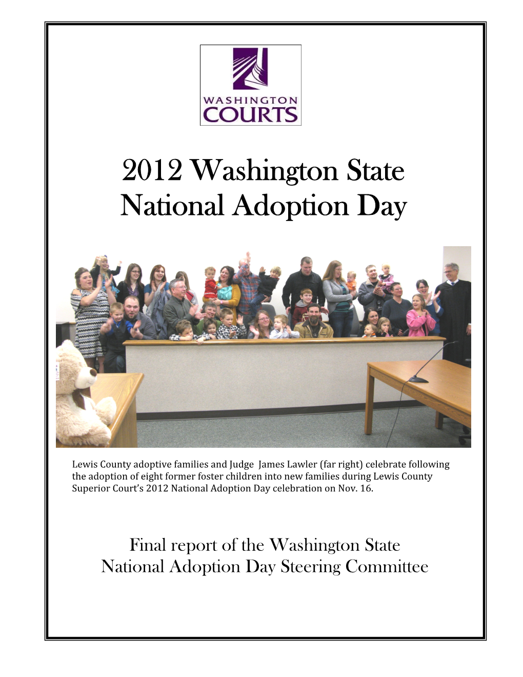 2012 Washington State National Adoption Day