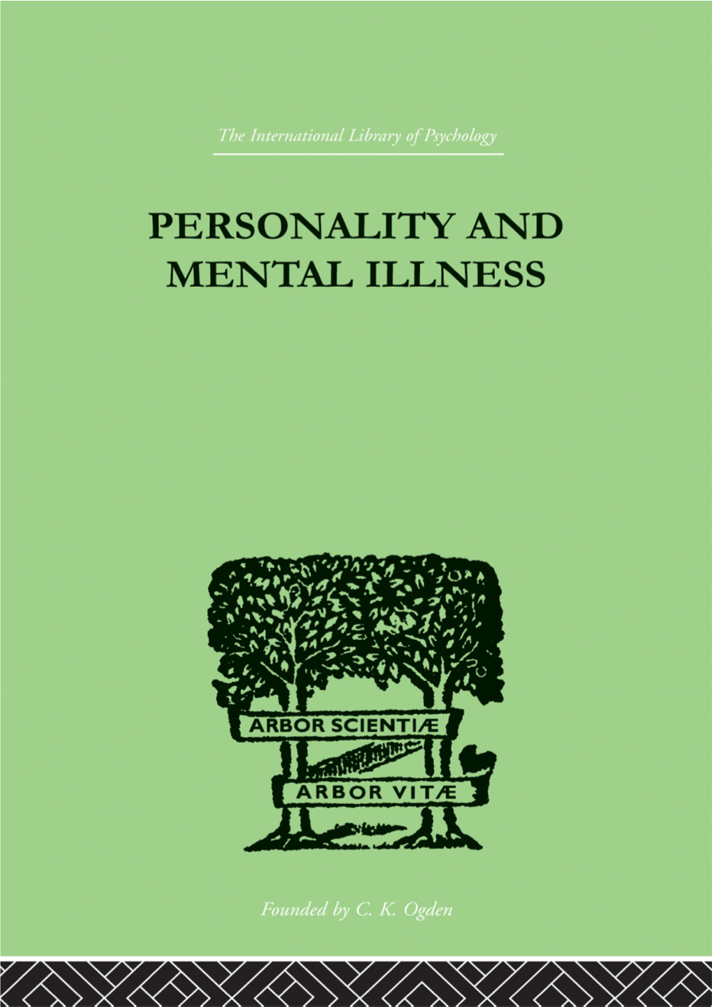 Personality and Mental Illness